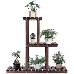 Planters, Stands & Window Boxes| VIVOSUN 29.5-in H x 32-in W Natural Brown Indoor Rectangular Wood Plant Stand - AK49203