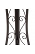 Planters, Stands & Window Boxes| Zingz & Thingz 26.5-in H x 10.75-in W Curlicue Indoor/Outdoor Round Cast Iron Plant Stand - NM56331