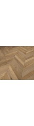 Hardwood Flooring| Flooors by LTL Chevron Naples Brown Oak 3-17/32-in Wide x 19/32-in Thick Wirebrushed Engineered Hardwood Flooring (7.31-sq ft) - OZ79949