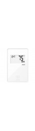 | Schluter Systems 3.5-in x 6-in White Dual-Voltage Digital Non-Programmable Thermostat - HM48153