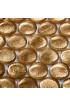 Tile| Apollo Tile 10-Pack Gold 12-in x 12-in Glossy Glass Penny Round Stone Look Floor and Wall Tile - BE25394