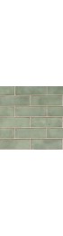 Tile| Artmore Tile Coronado 33-Pack Green 4-in x 12-in Polished Ceramic Encaustic Wall Tile - PN05448
