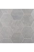 Tile| Artmore Tile Lannister Gris 9 in. Hex Matte Porcelain Floor and Wall Tile (15 Pieces 9.47 Sq. Ft. per Case) - RZ78403