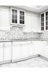 Tile| Satori Carrara 12-in x 12-in Multi-finish Natural Stone Marble Honeycomb Wall Tile - IG23684