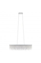 Chandeliers| EGLO Antelao 1-Light Chrome Transitional Crystal Chandelier - IB15092
