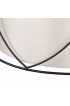 Chandeliers| Uolfin Imogen 3-Light Matte Black with Fabric Modern/Contemporary Cage Chandelier - BR09531