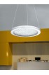 Pendant Lighting| EGLO Arezzo 3 Chrome Modern/Contemporary Clear Glass Geometric LED Pendant Light - WR16605