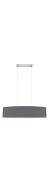 Pendant Lighting| EGLO Maserlo 2-Light Nickel Modern/Contemporary Drum Pendant Light - XU11927