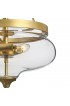 Pendant Lighting| Uolfin 3-Light-gold Transitional Clear Glass Teardrop Pendant Light - NC29971