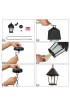 Pendant Lighting| Uolfin Nero Matte Black Mid-century Clear Glass Lantern Mini Outdoor Pendant Light - QR16097