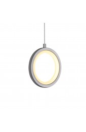 Pendant Lighting| VONN Lighting Tania Silver Modern/Contemporary Drum LED Mini Pendant Light - YT12729