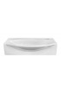 Bathroom Sinks| American Imaginations White Ceramic Wall-mount Irregular Modern Bathroom Sink (12-in x 16.5-in) - JB88374