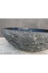 Bathroom Sinks| Eden Bath Black Granite Vessel Round Modern Bathroom Sink (16.5-in x 16.5-in) - KW94162