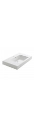 Bathroom Sinks| Fresca Valencia White Acrylic Drop-In Rectangular Modern Bathroom Sink with Overflow Drain (19-in x 39.25-in) - GB35838