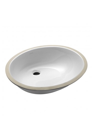 Bathroom Sinks| KOHLER Caxton White Undermount Oval Traditional Bathroom Sink (21.25-in x 17.25-in) - GS07044
