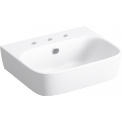 Bathroom Sinks| KOHLER ModernLife White Wall-mount Rectangular Traditional Bathroom Sink with Overflow Drain (17.75-in x 21.6875-in) - ME78285