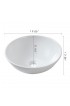 Bathroom Sinks| Lordear Porcelain vanity sink White Ceramic Vessel Round Modern Bathroom Sink (13-in x 13-in) - IM44681
