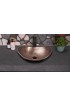 Bathroom Sinks| Monarch Abode Hand Hammered Copper Vessel Oval Rustic Bathroom Sink (19-in x 13.8-in) - OR37045