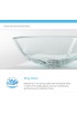 Bathroom Sinks| MR Direct Clear Tempered Glass Vessel Round Modern Bathroom Sink (16.5-in x 16.5-in) - YV50931