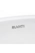 Bathroom Sinks| Ruvati Krona White Ceramic Undermount Round Modern Bathroom Sink (16.5-in x 13.25-in) - QB13666