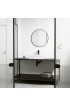 Bathroom Sinks| VIGO Montauk Matte White Matte Stone Vessel Rectangular Modern Bathroom Sink (13.125-in x 17.125-in) - NA26821