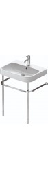 Console Sinks| Duravit Happy D.2 29.5-in Chrome Stainless Steel Wall-mount Console Sink Base (17.5-in x 24.75-in) - MD09067