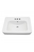 Pedestal Sinks| Barclay Sussex 550 34.5-in H White Vitreous China Traditional Pedestal Sink Combo (18.125-in x 21.625-in) - LZ88825