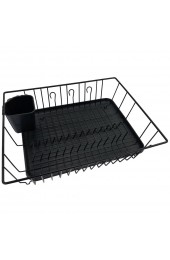 Countertop Organizers| Better Chef 13.77-in W x 17.71-in L x 5.31-in H Steel Dish Rack and Drip Tray - OU92337
