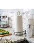 Countertop Organizers| Kitchen Details Stainless Steel Grey Paper Towel Holder - LM32917