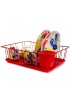 Countertop Organizers| MegaChef 13.5-in W x 17.5-in L x 5.5-in H Metal Dish Rack and Drip Tray - VC03589