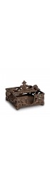 Countertop Organizers| The GG Collection Metal Brown Napkin Holder - EM24612