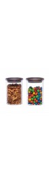 Pantry Organizers| Essos 2 Piece Multisize Borosilicate Glass Jar Set - OD73462