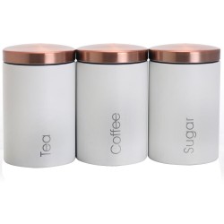 Pantry Organizers| MegaChef 3 Piece Multisize Stainless Steel Food Storage Container - XW00898