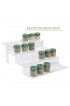 Pantry Organizers| Mind Reader 11.75-in W x 5.25-in H 4-Tier Freestanding Plastic Spice Rack - WP21402