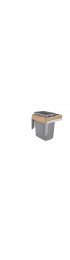 Pantry Organizers| Rev-A-Shelf 35-Quart Plastic Pull Out Trash Can - CU14542