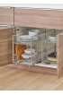 Pantry Organizers| TRINITY 11.5-in W x 16-in H 2-Tier Pull Out Metal Baskets & Organizers - FS20256