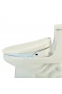 Toilet Seats| Brondell Swash 1400 Biscuit Round Slow-Close Heated Bidet Toilet Seat - JM31424