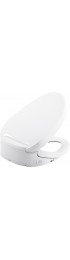 Toilet Seats| KOHLER C3 White Elongated Slow-Close Heated Toilet Seat - HS74110