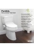 Toilet Seats| KOHLER Puretide Biscuit Elongated Slow-Close Bidet Toilet Seat - UG72714
