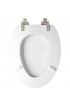 Toilet Seats| Mansfield White Elongated Slow-Close Toilet Seat - ZT55291