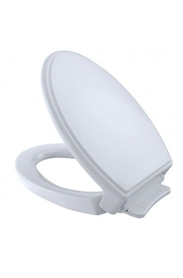 Toilet Seats| TOTO Cotton White Elongated Slow-Close Toilet Seat - TN31081