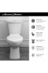 Toilets| American Standard Edgemere White Dual Flush Elongated Chair Height 2-piece WaterSense Toilet 12-in Rough-In Size - UK22143