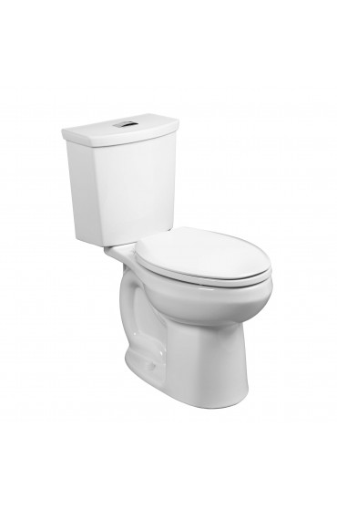 Toilets| American Standard H2Option White Dual Flush Elongated Chair Height 2-piece WaterSense Toilet 12-in Rough-In Size - EF75144
