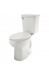 Toilets| American Standard H2Option White Elongated Standard Height 2-piece WaterSense Toilet 12-in Rough-In Size (Ada Compliant) - MJ46354