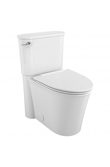 Toilets| American Standard Studio s White Elongated Chair Height 2-piece WaterSense Toilet 12-in Rough-In Size (Ada Compliant) - MI51163