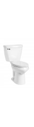 Toilets| Mansfield Summit White Elongated Chair Height 2-piece WaterSense Toilet 12-in Rough-In Size (Ada Compliant) - TW81290