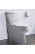 Toilets| Miseno Bright White Dual Flush Elongated Chair Height 2-piece WaterSense Toilet 12-in Rough-In Size (Ada Compliant) - ZF32674