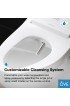 Toilets| OVE Decors Felix White Dual Flush Elongated Standard Height 2-piece WaterSense Toilet 12-in Rough-In Size with Bidet (Ada Compliant) - IN42595