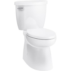 Toilets| Sterling Brella White Elongated Chair Height 2-piece WaterSense Toilet 12-in Rough-In Size (Ada Compliant) - OC32611