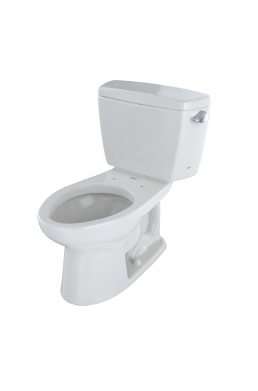Toilets| TOTO Drake Colonial White Elongated Chair Height 2-piece Toilet 12-in Rough-In Size (Ada Compliant) - JR04332